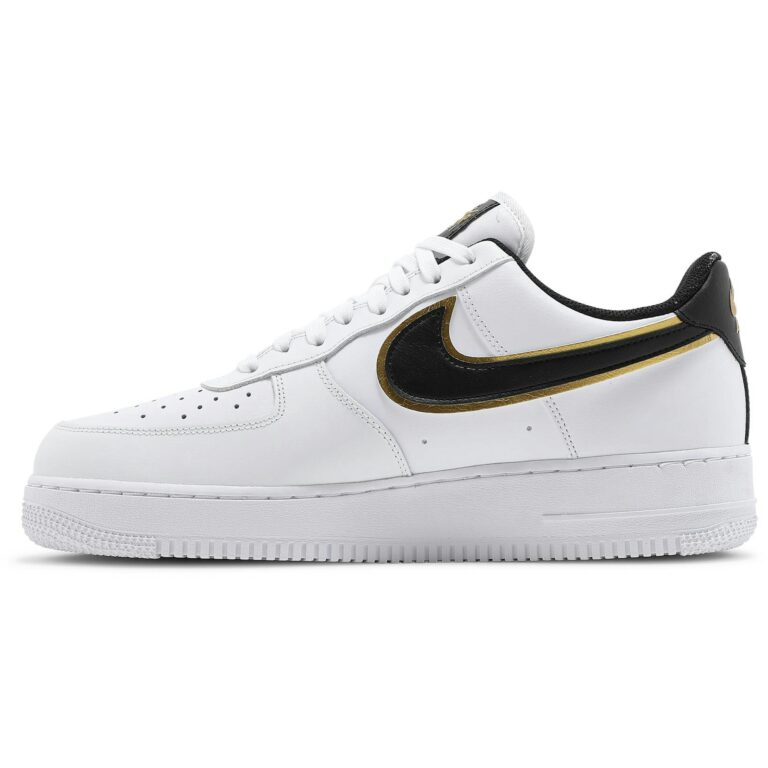 Air Force 1 '07 LV8 "Double Swoosh - White/ Black/Gold'
