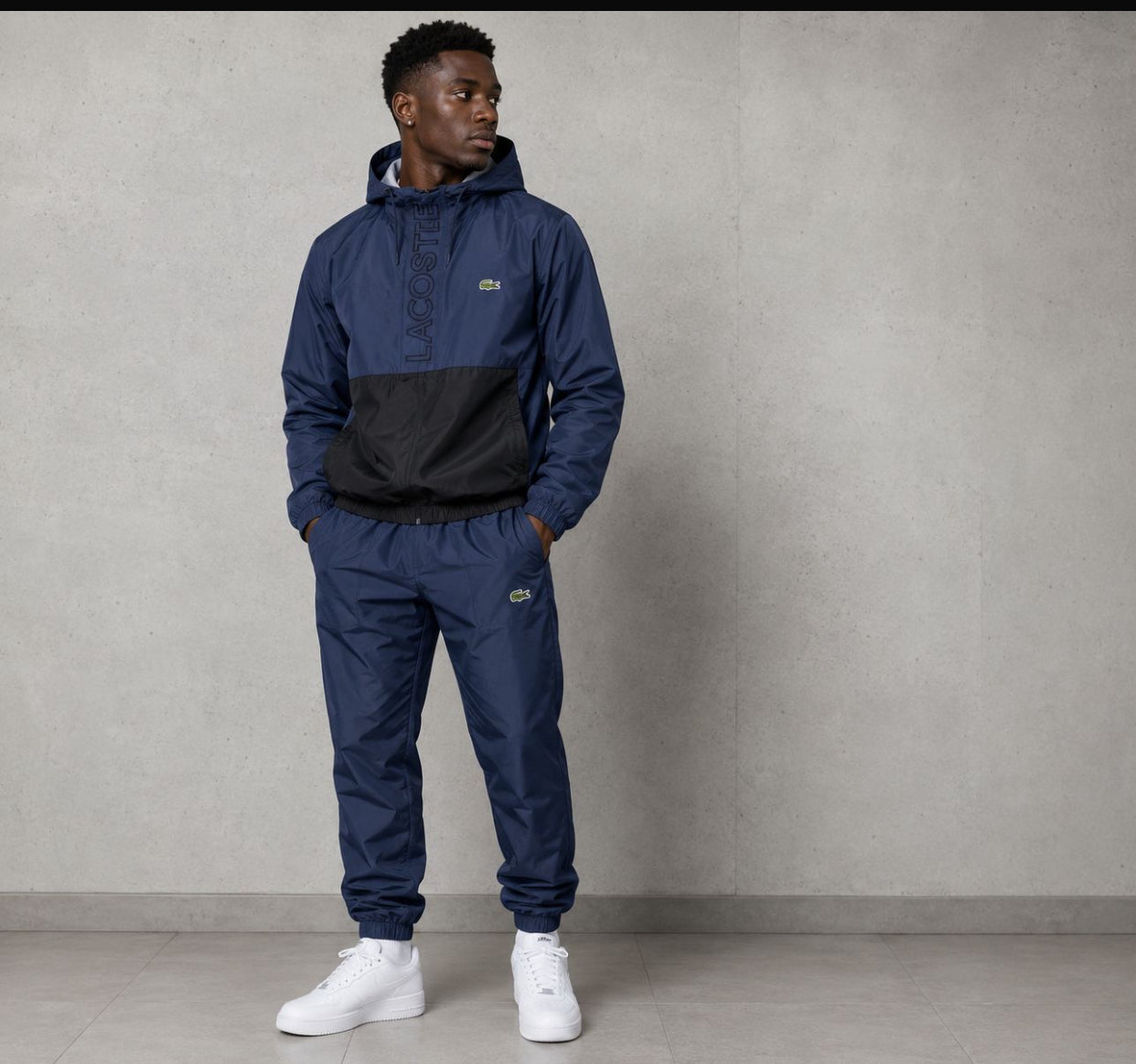 Diamond taffeta tracksuit