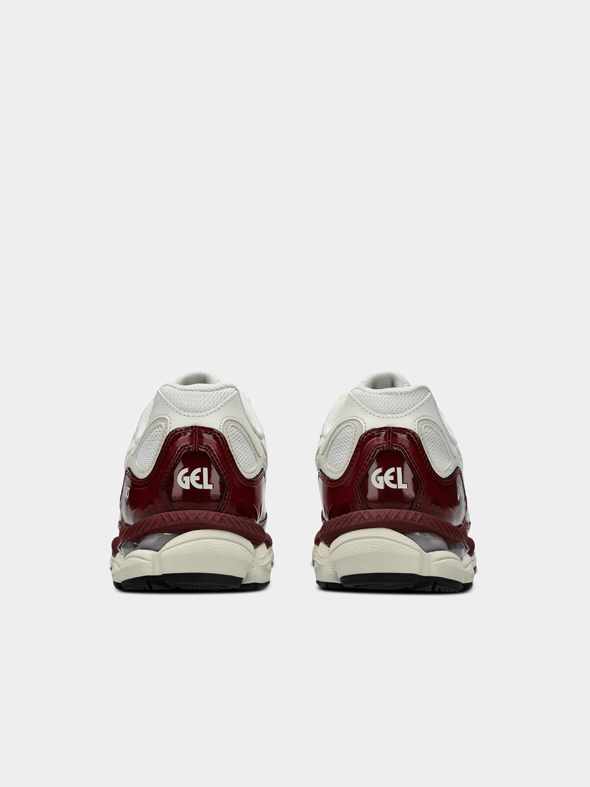 ASICS Men's Gel-NYC Patent White/Burgundy Sneaker
