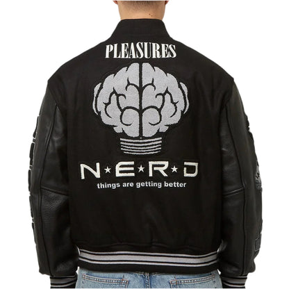 Pleasure x N.E.R.D varsity jacket