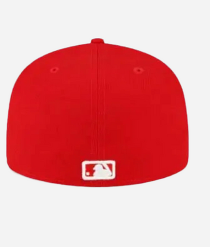 New Era Red Los Angeles Dodgers Sidepatch 59FIFTY Fitted Cap