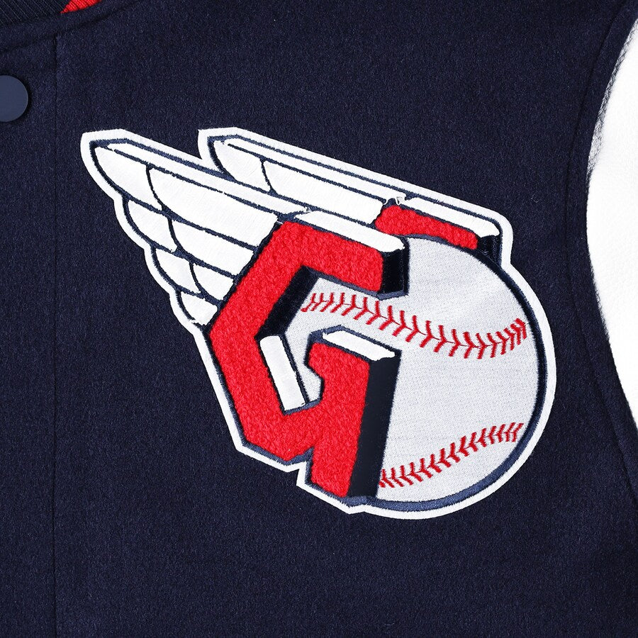 Cleveland Guardians Pro Standard Mash Up Varsity Jacket