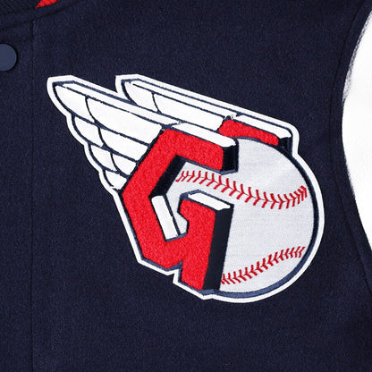Cleveland Guardians Pro Standard Mash Up Varsity Jacket