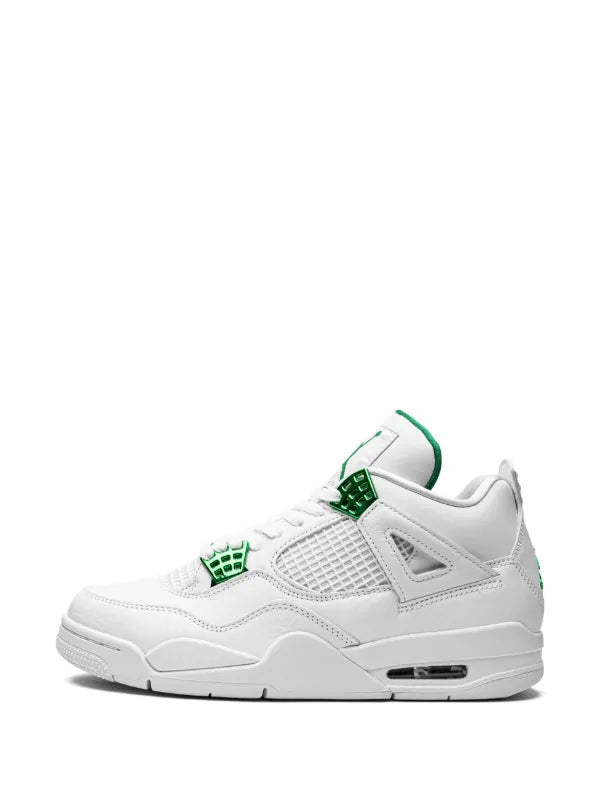 AIR JORDAN 4 RETRO WHITE METALLIC GREEN