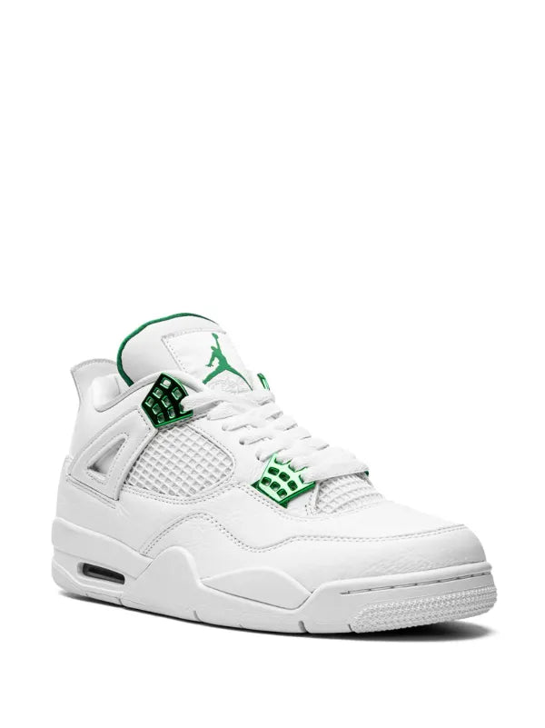 AIR JORDAN 4 RETRO WHITE METALLIC GREEN