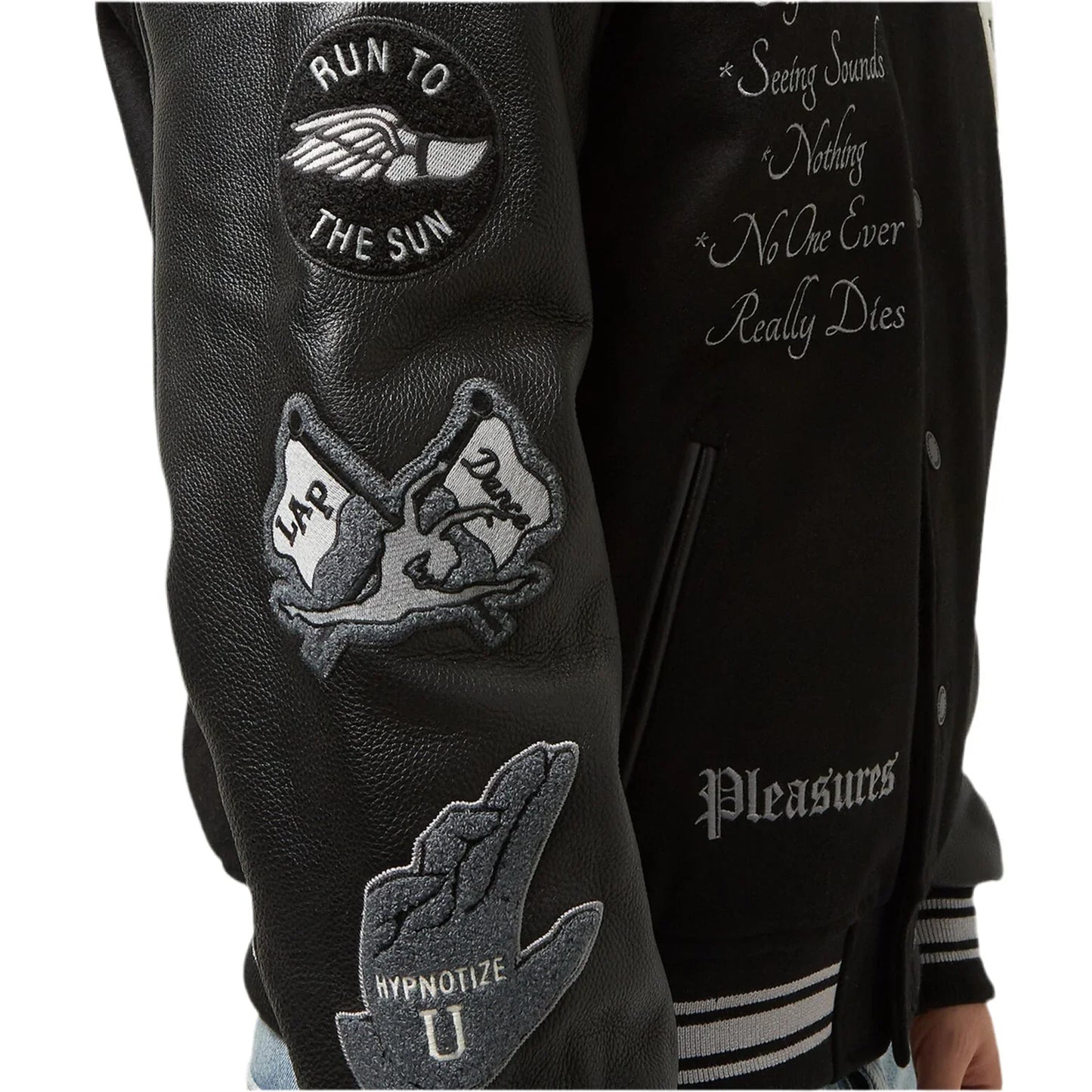 Pleasure x N.E.R.D varsity jacket