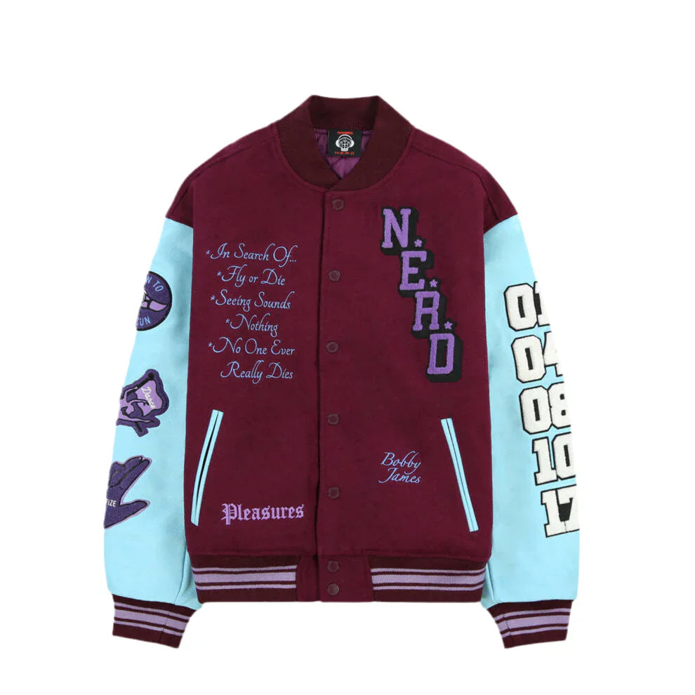 Pleasure x N.E.R.D varsity jacket