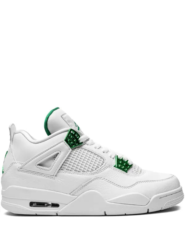 AIR JORDAN 4 RETRO WHITE METALLIC GREEN