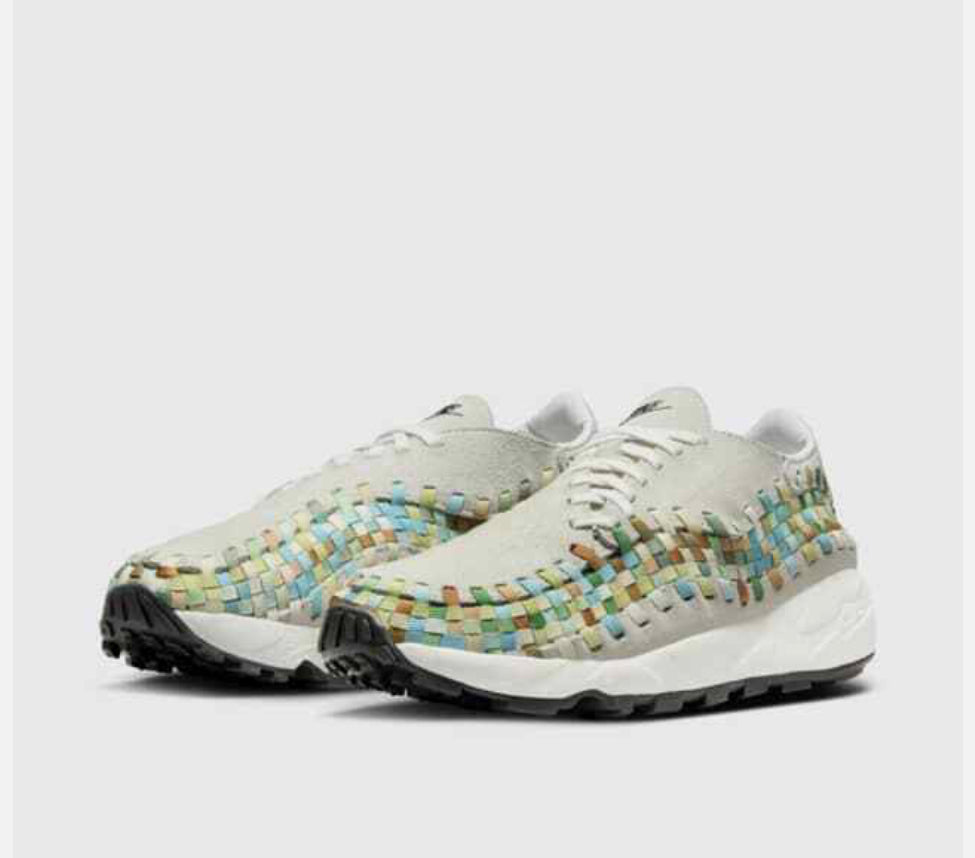 WMNS Air Footscape Woven - Summit White / Black / Sail / Multi-Color