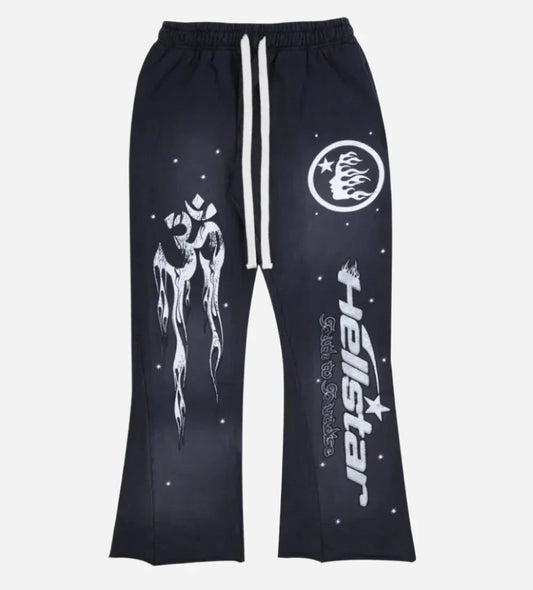 Hellstar Flame Flare Hoodie & Pants Set