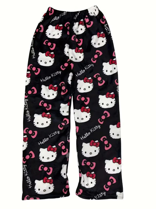 comfortable hello kitty pyjama pants