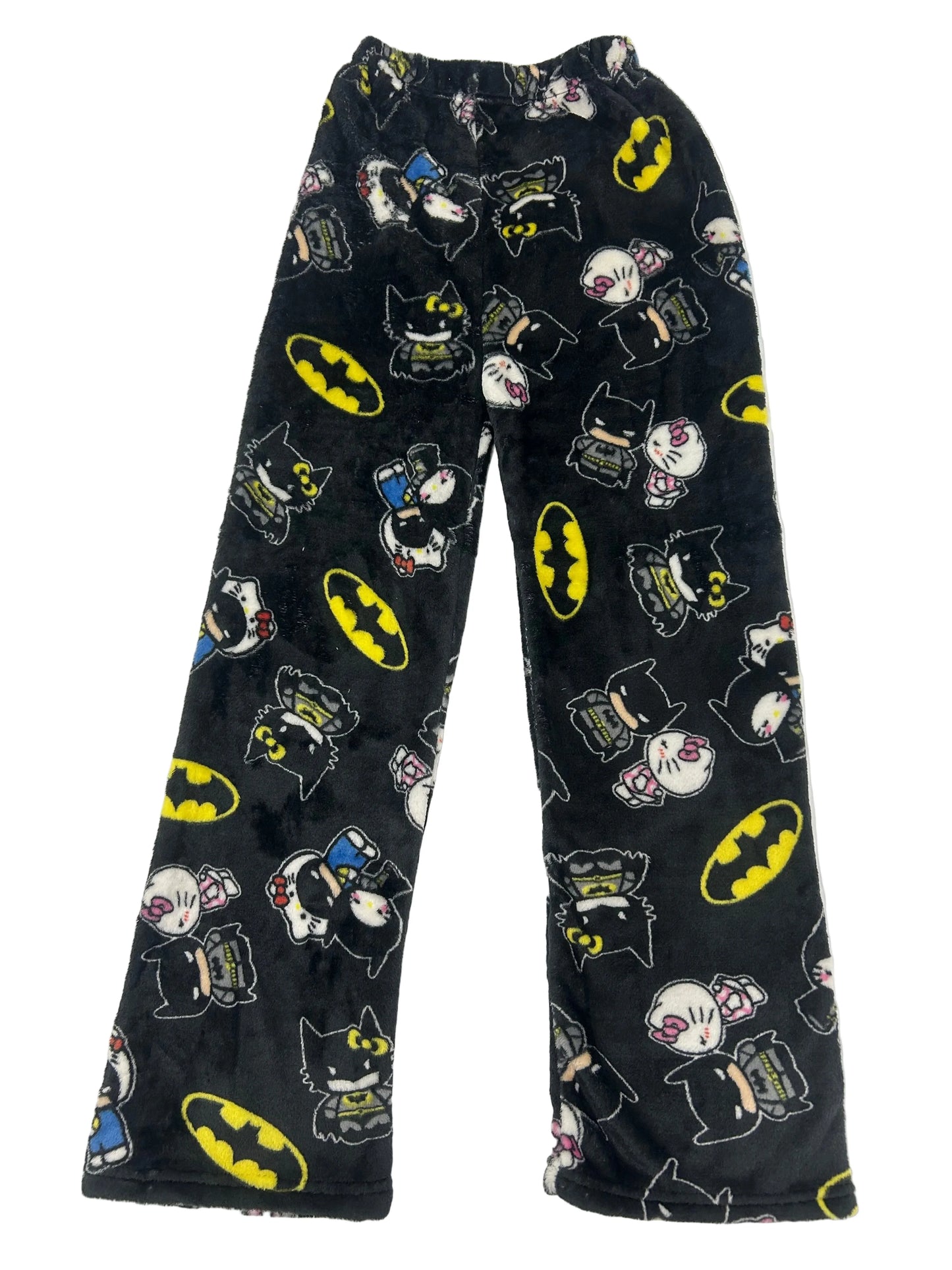 comfortable hello kitty X Batman pyjama pants