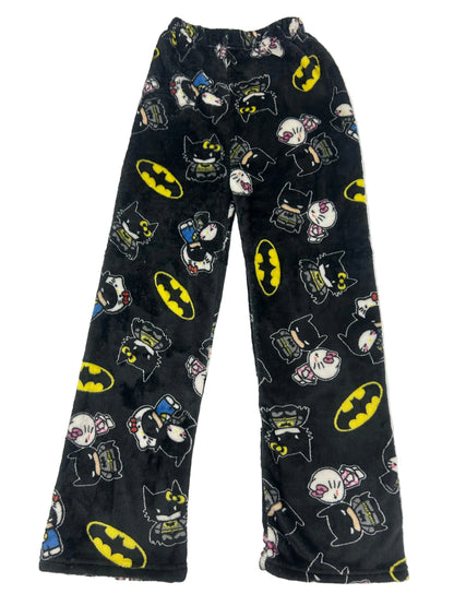 comfortable hello kitty X Batman pyjama pants