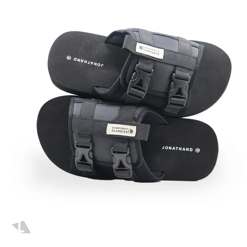 Jonathan D Buckle Sandal Black