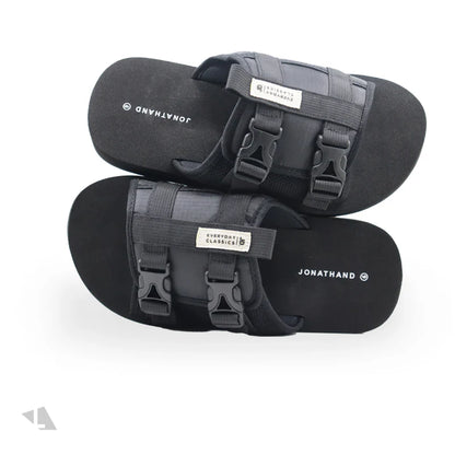 Jonathan D Buckle Sandal Black