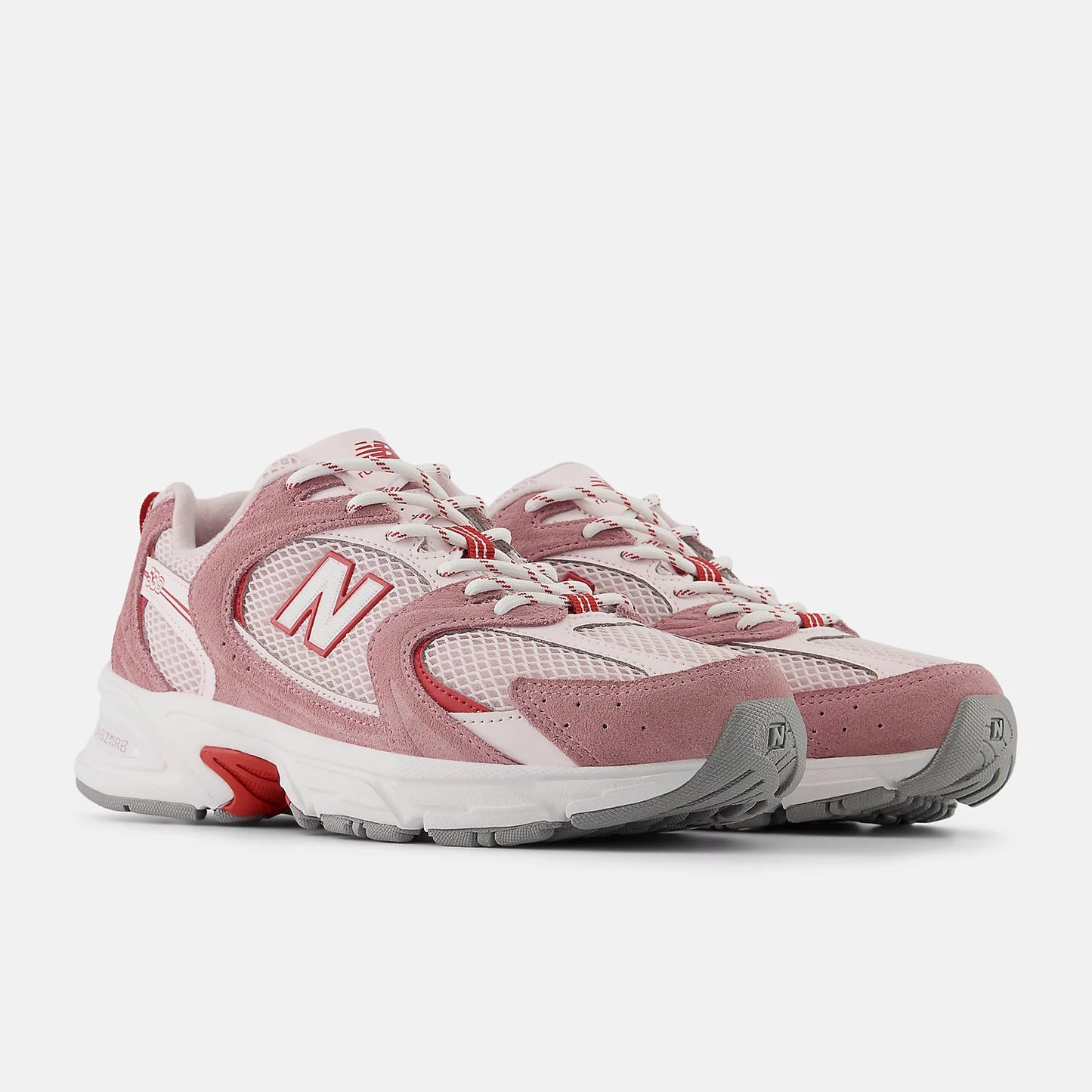 Balance 530 Rosewood with pink salt and shadow red