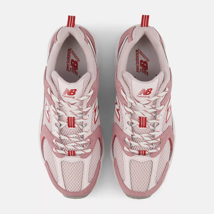 Balance 530 Rosewood with pink salt and shadow red