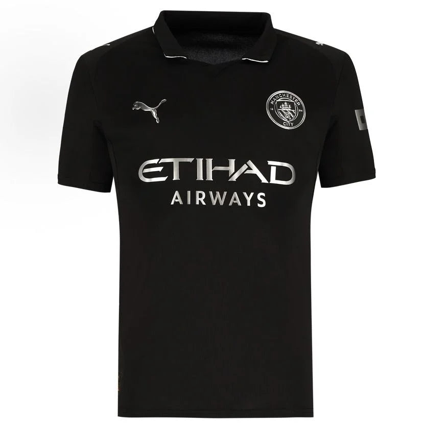 MANCHESTER CITY FC AWAY JERSEY MENS BLACK