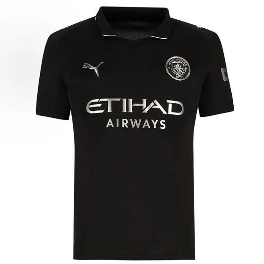 MANCHESTER CITY FC AWAY JERSEY MENS BLACK