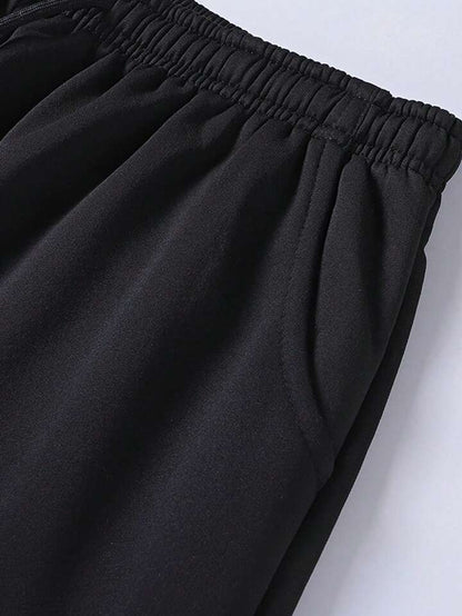 Men's Thermal Lined Warm Front Tie Up Pocket Casual Pants