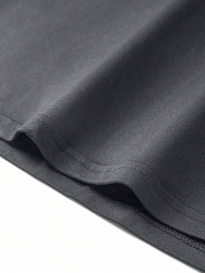 Men's Fashionable Versatile Daily Commute "Never Give Up" Printed