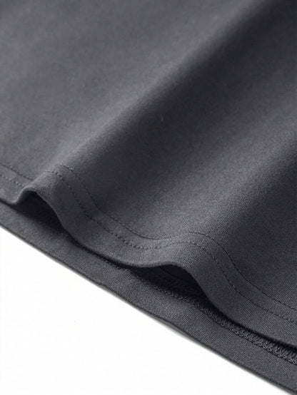 Men's Fashionable Versatile Daily Commute "Never Give Up" Printed