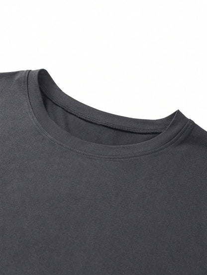 Men's Fashionable Versatile Daily Commute "Never Give Up" Printed