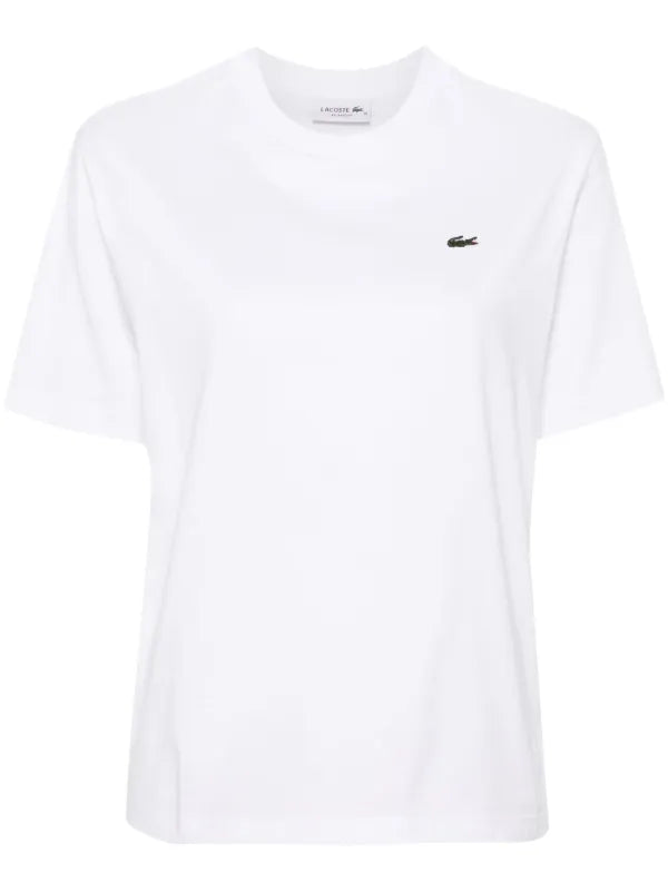logo-patch cotton T-shirt