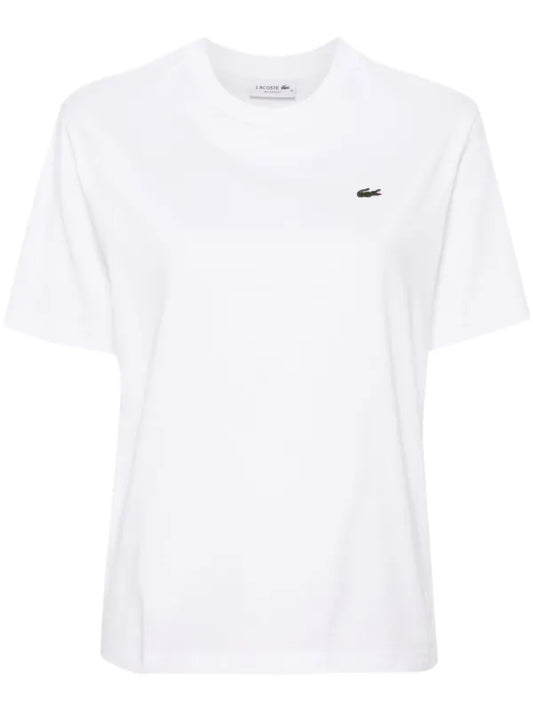 logo-patch cotton T-shirt