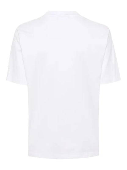 logo-patch cotton T-shirt