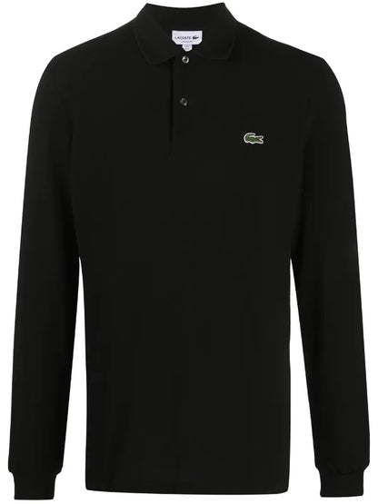 logo patch polo shirt