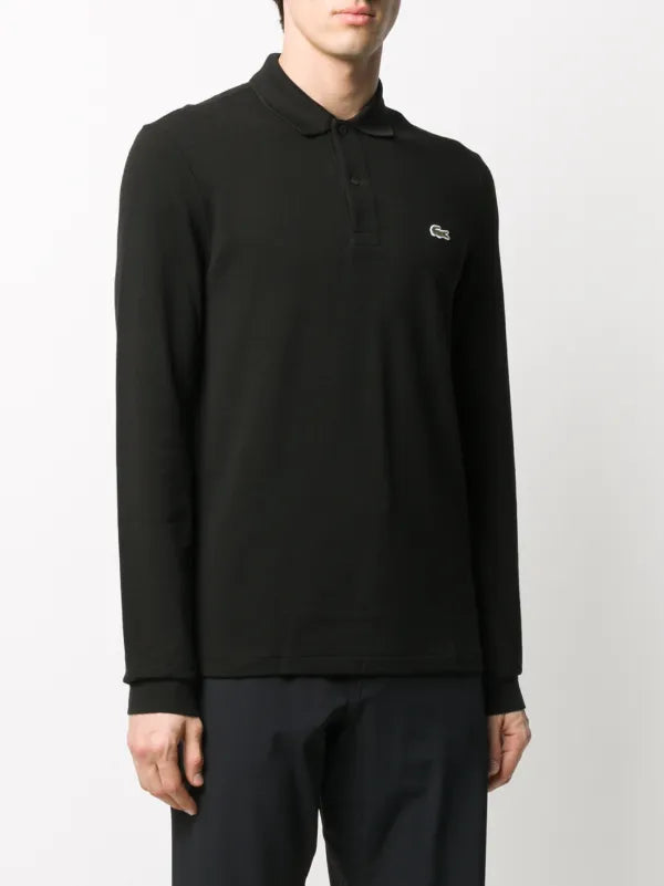 logo patch polo shirt