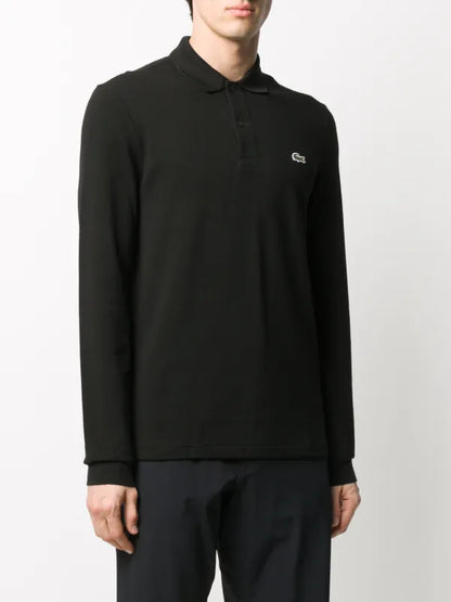 logo patch polo shirt
