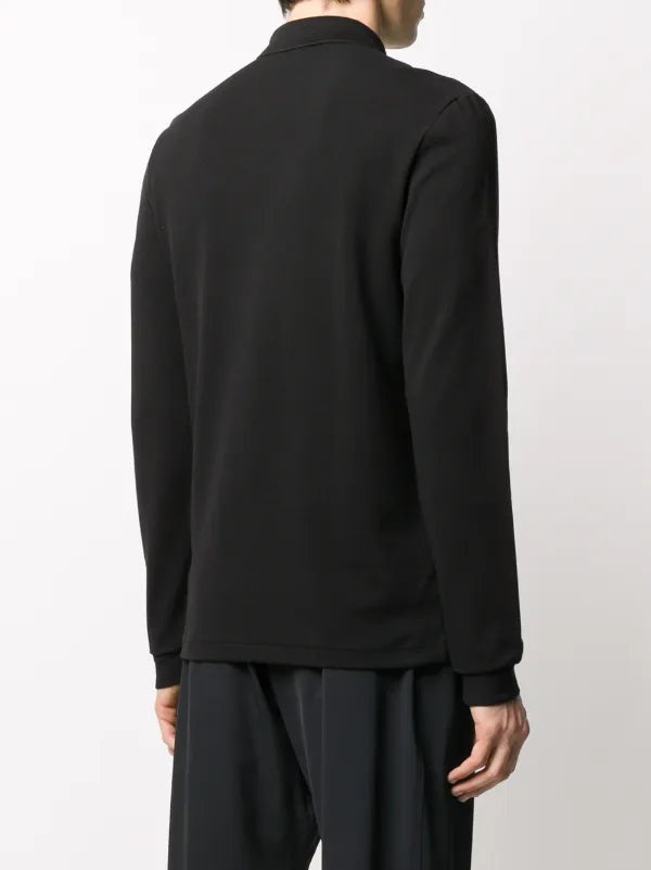 logo patch polo shirt