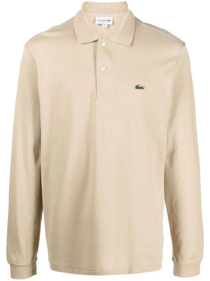 logo long-sleeve polo shirt