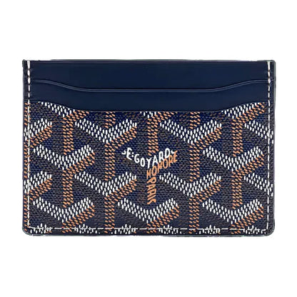 GOYARD SAINT-SULPICE CARD WALLET “NAVY BLUE”