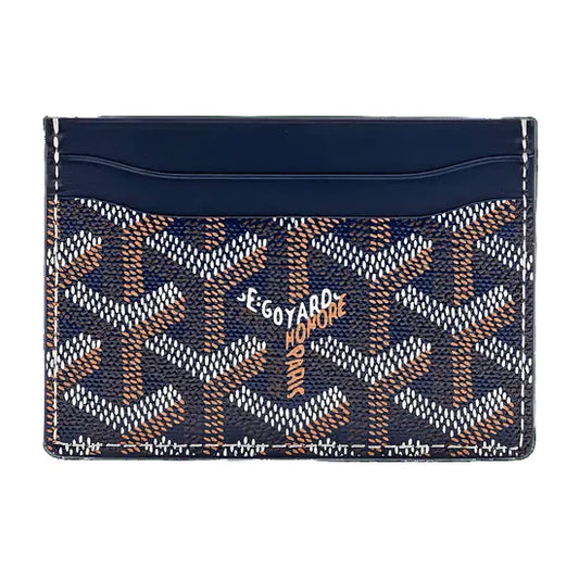 GOYARD SAINT-SULPICE CARD WALLET “NAVY BLUE”