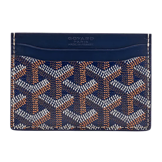 GOYARD SAINT-SULPICE CARD WALLET “NAVY BLUE”