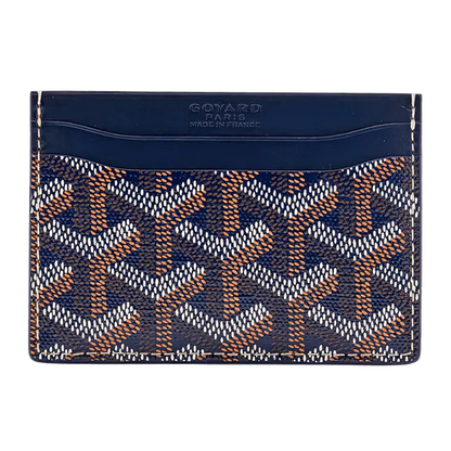 GOYARD SAINT-SULPICE CARD WALLET “NAVY BLUE”