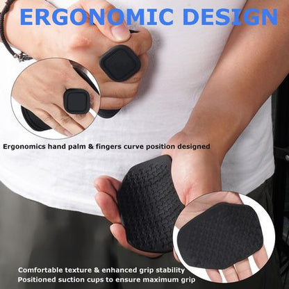 Full-Palm Silicone Grips for Fitness, Anti-Slip Hand Protector, Training