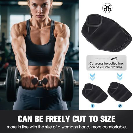 Full-Palm Silicone Grips for Fitness, Anti-Slip Hand Protector, Training