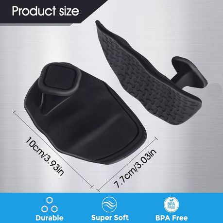 Full-Palm Silicone Grips for Fitness, Anti-Slip Hand Protector, Training