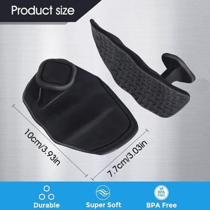 Full-Palm Silicone Grips for Fitness, Anti-Slip Hand Protector, Training