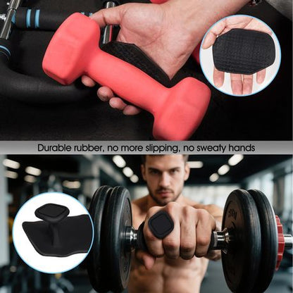 Full-Palm Silicone Grips for Fitness, Anti-Slip Hand Protector, Training