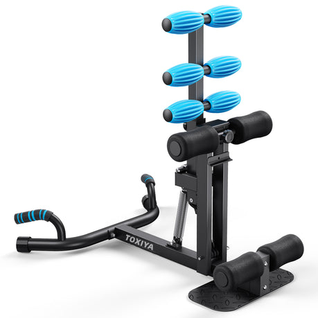 TOXIYA Deep Squat Machine Adjustable Glutes Trainer Machine Core Exercise