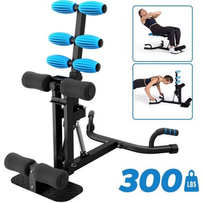 TOXIYA Deep Squat Machine Adjustable Glutes Trainer Machine Core Exercise
