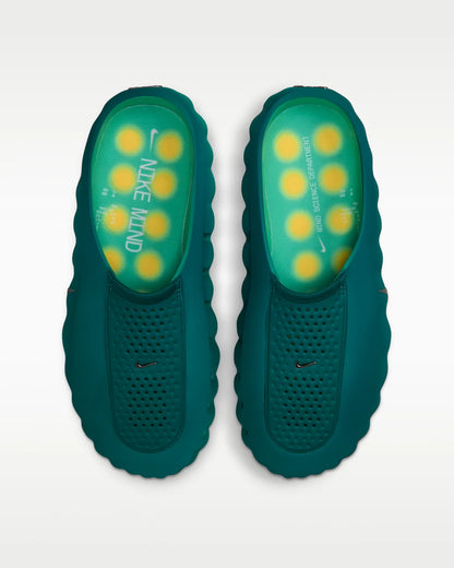NIKE MIND 001 MEN'S PREGAME MULES “GEODE TEAL LIGHT MENTA”