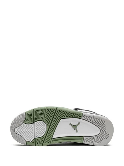 Jordan 4’s oil green