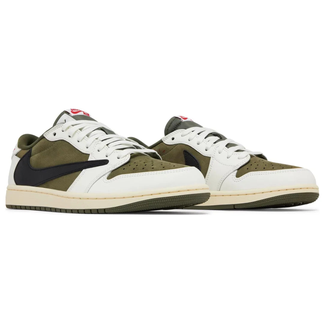 JORDAN X TRAVIS SCOTT AIR JORDAN 1 LOW “MEDIUM OLIVE”