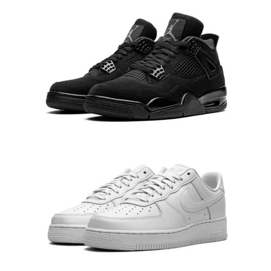AIR JORDAN 4 “BLACK CATS” X AIRFORCE 1